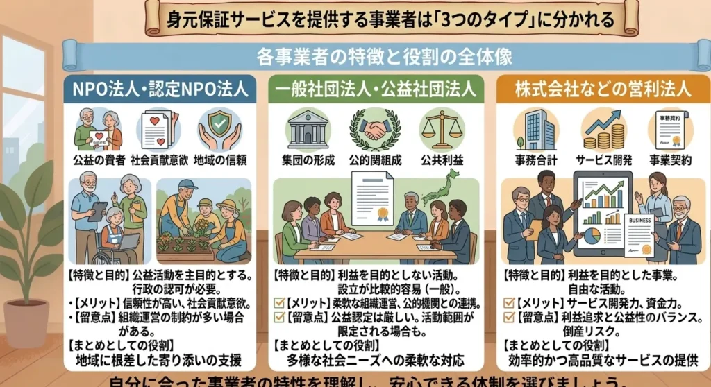 comparing different types of identity guarantee service providers 03