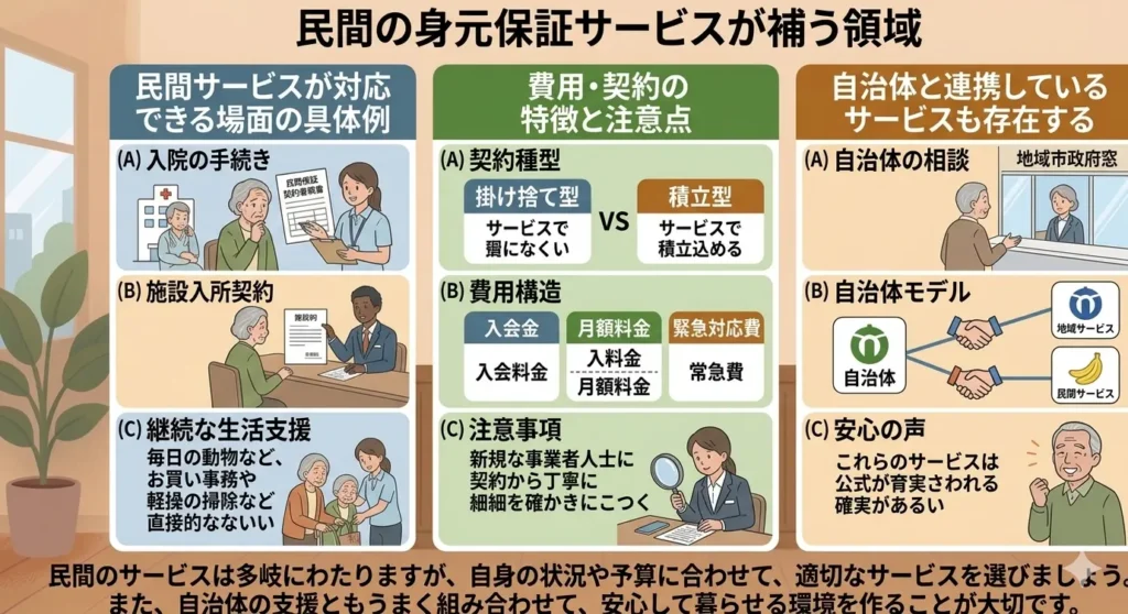 how do personal guarantee services and local government support differ 04