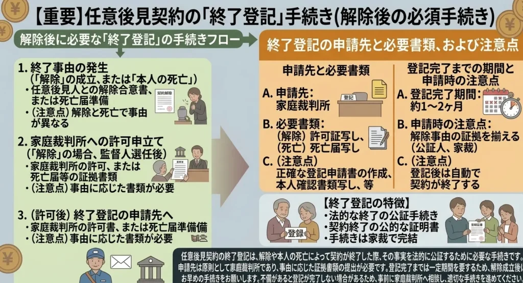 how to terminate voluntary guardianship midway through 05