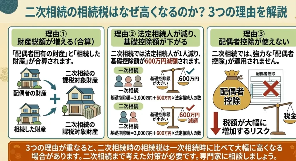 why disadvantageous when be considering second inheritance 02