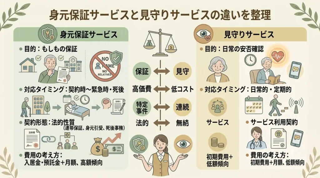 differences between identity guarantees and monitoring services and benefits using together 03