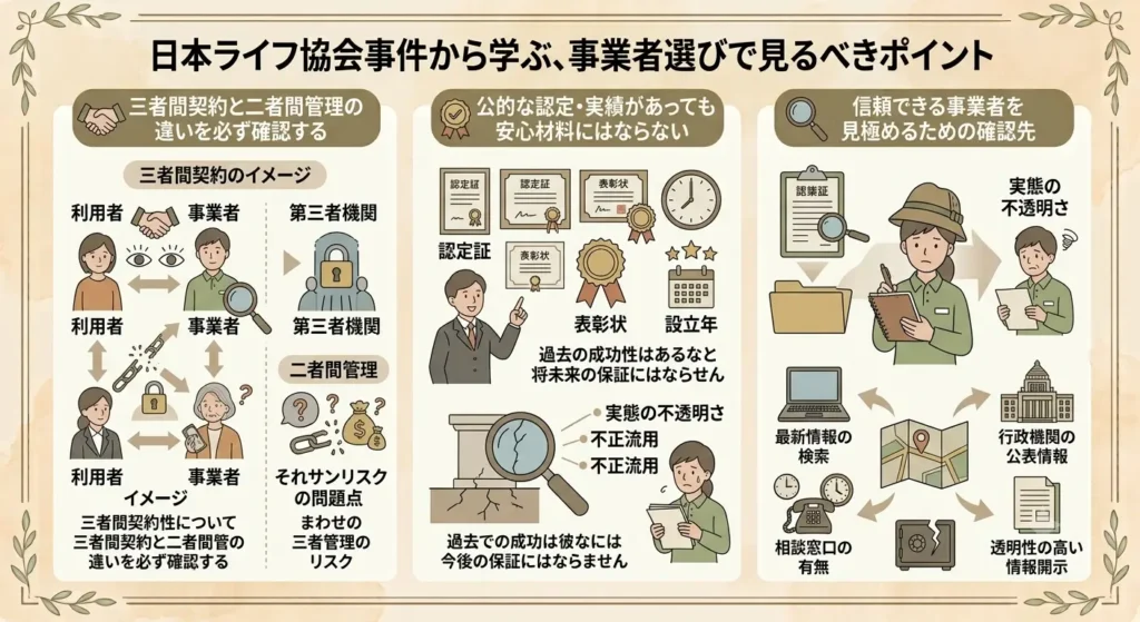 how to evaluate service providers lessons from the japan life association guarantor service case 05