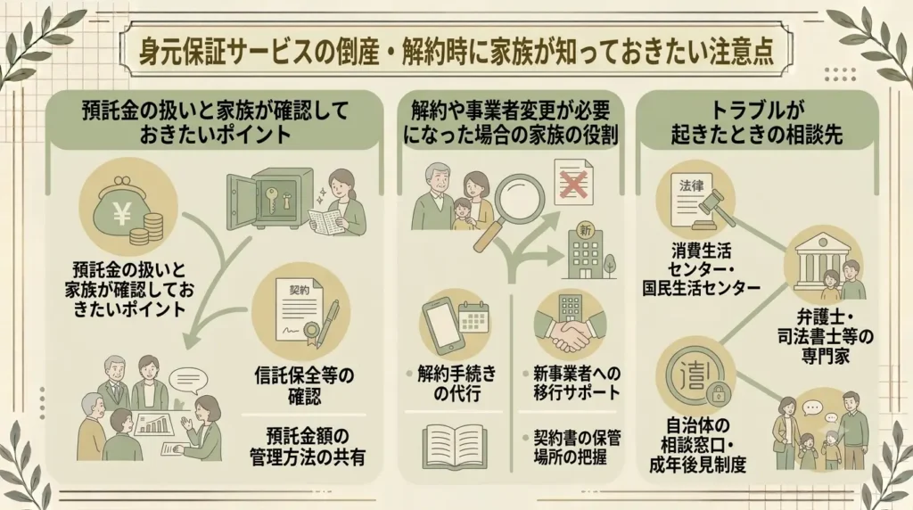 what should families using a personal guarantee service do 06