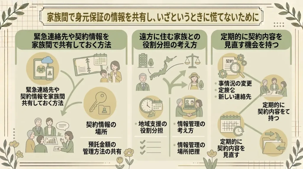 what should families using a personal guarantee service do 07