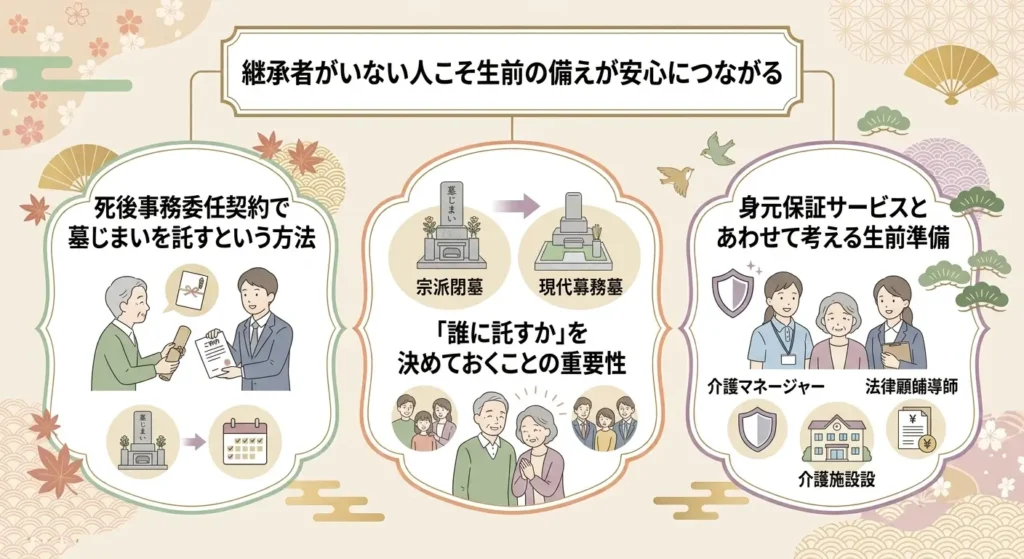 can process of closing grave be carried out even without a successor 05