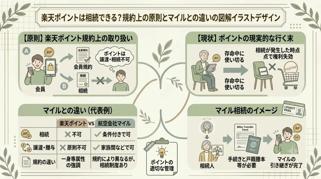can rakutenpoints be inherited yerms and points 01