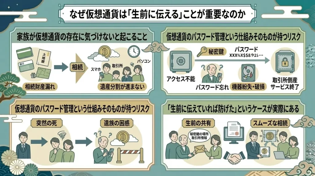 should disclose information about your cryptocurrency while you are still alive 01