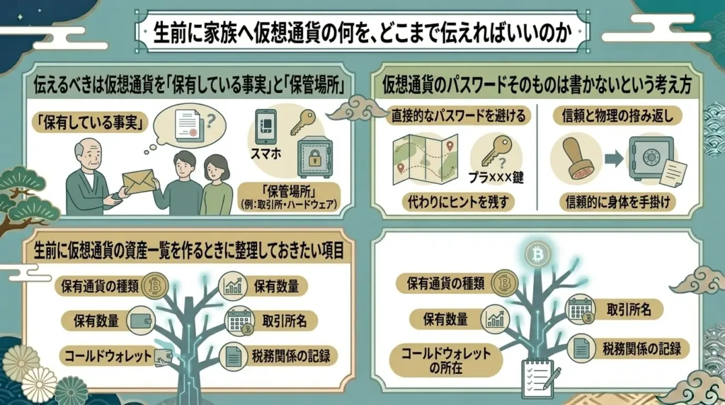 should disclose information about your cryptocurrency while you are still alive 02