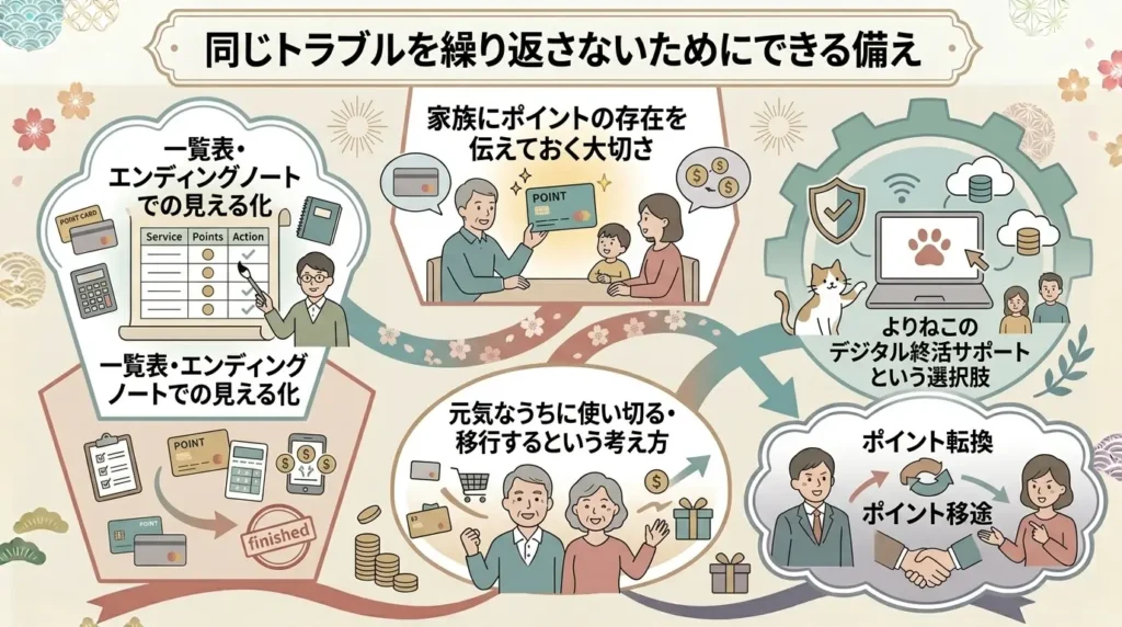 what happens if use points after family has passed away 01