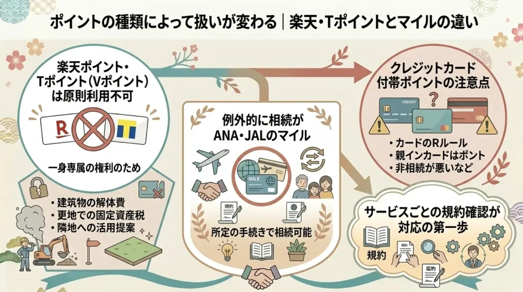 what happens if use points after family has passed away 04