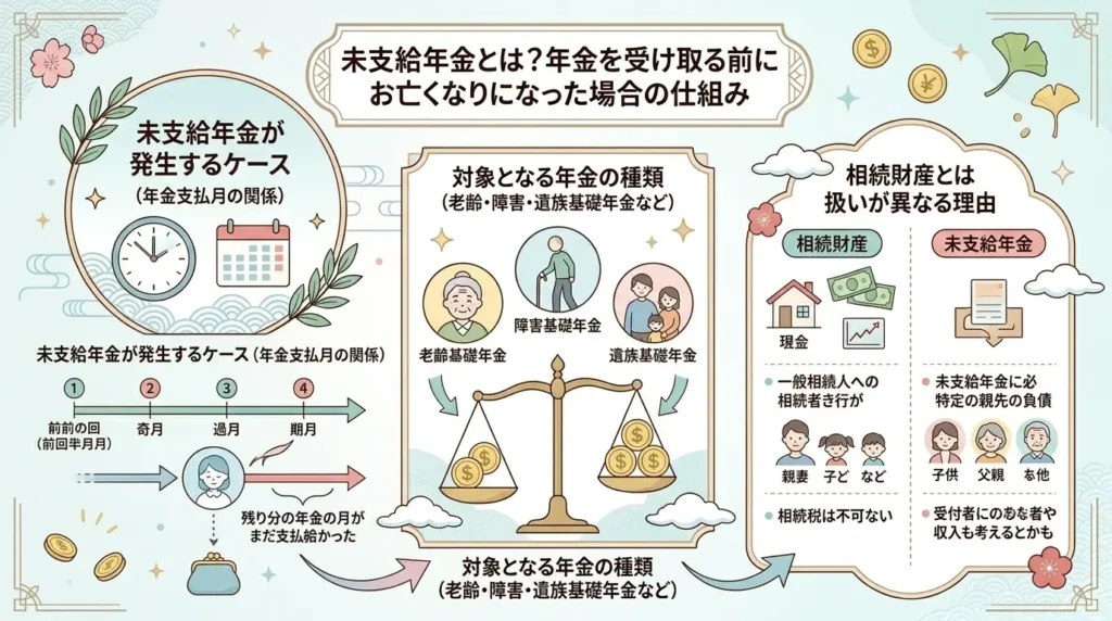 who can claim unpaid pension explanation of the order of acceptance and required documents 01