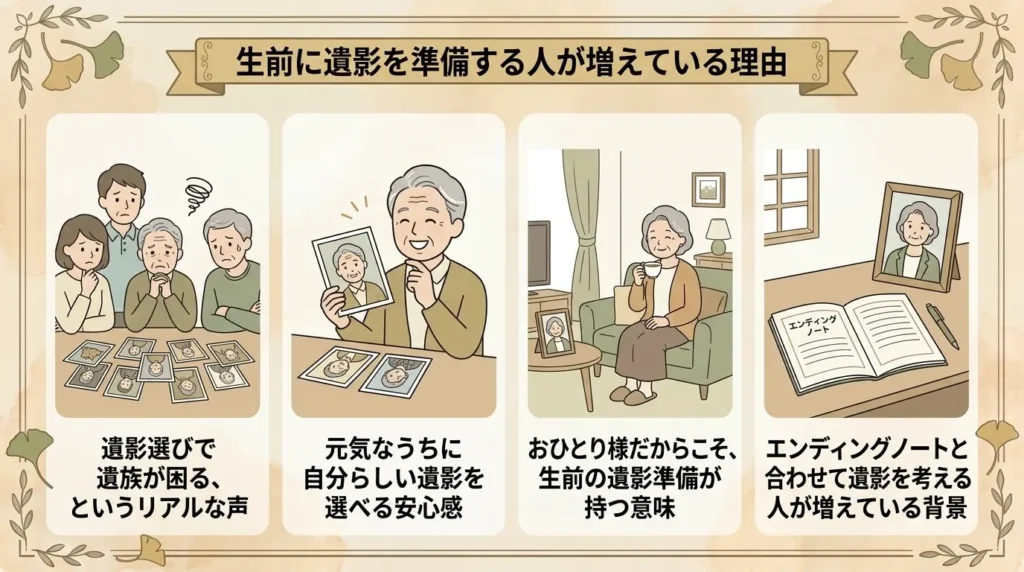 you can prepare your memorial portrait while you are still alive 01