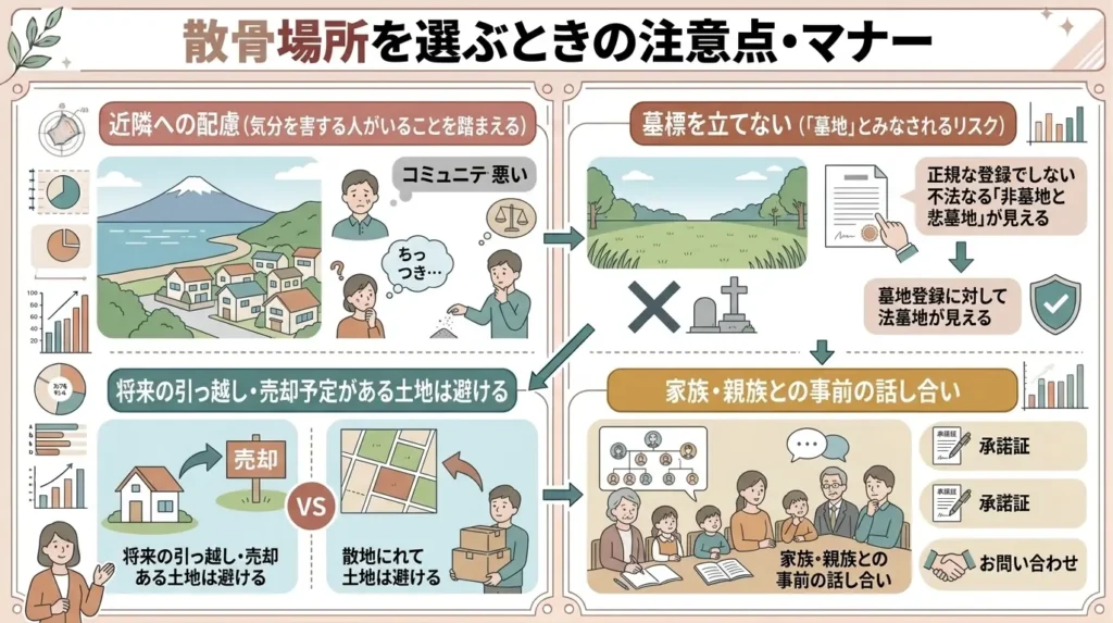clear explanation of where can scatter ashes including legal guidelines and examples of prohibited practices 04