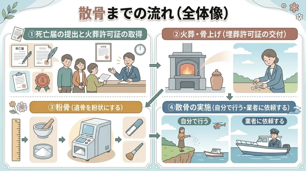 procedures for scattering ashes approval process and required documents 02