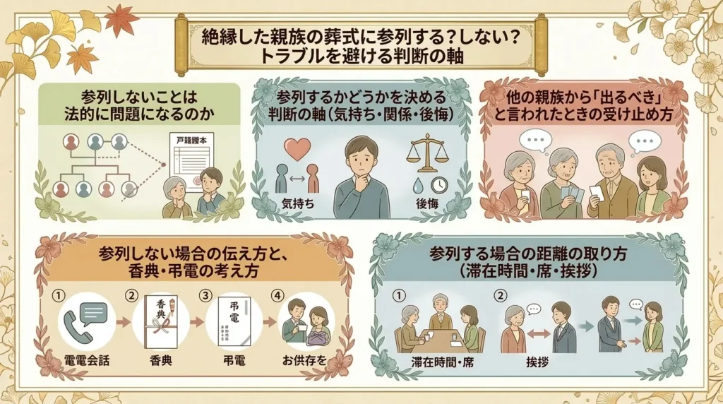 waht happens if estranged parent or sibling passes away 03