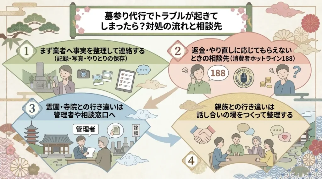what kind of problems can arise with grave visiting proxy services 07