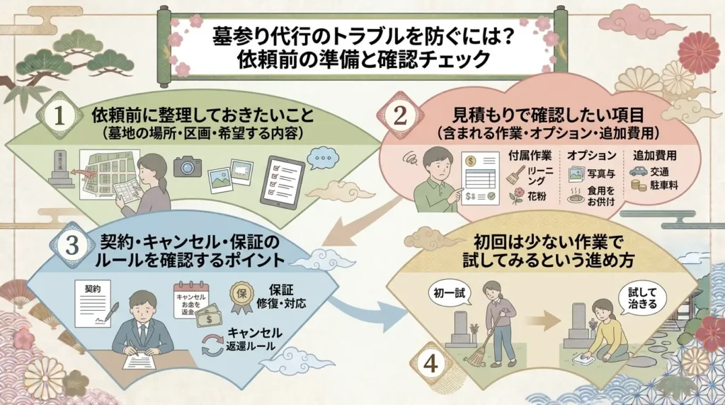 what kind of problems can arise with grave visiting proxy services 08
