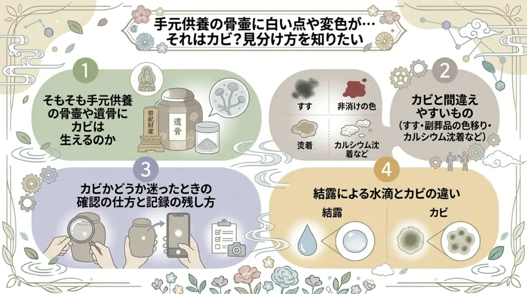 what to do if mold grows on a home memorial urn 01
