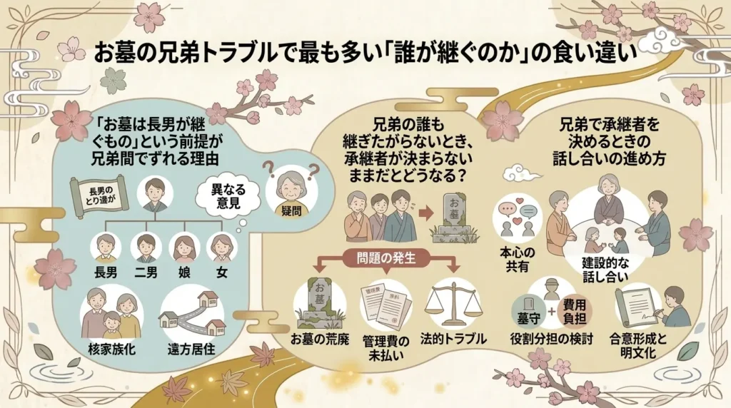 why disputes between siblings arise over graves solutions based on the cause 02