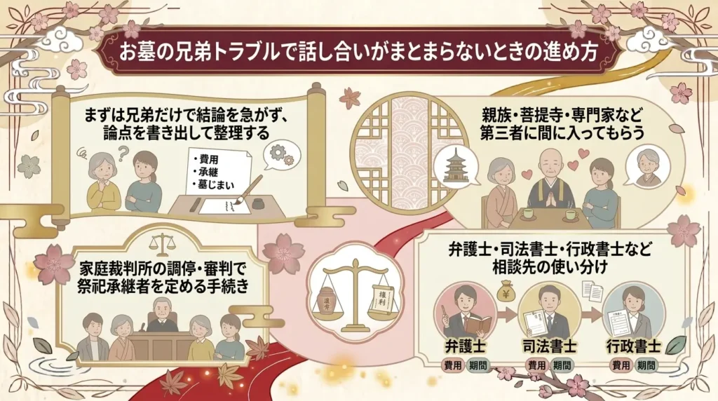 why disputes between siblings arise over graves solutions based on the cause 07